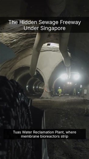 The Hidden Sewage Freeway Under Singapore