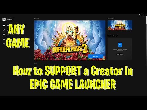 How To Support A Creator In The Epic Store