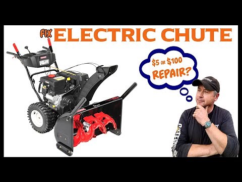 Fix Snowblower Electric Chute With Two Repair Options!