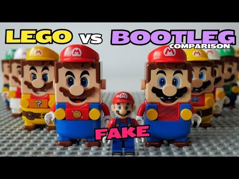 Mario & Luigi: LEGO vs Bootleg Comparison! 😱 #lego #bootleg #mario #luigi #legovsbootleg #legomario