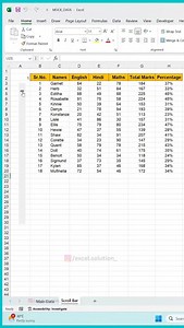 3.4K reactions · 856 shares | Data Scroll Bar In Excel 勞 . . . . #msexcel #exceltips #excelformulas #exceltricks #exceltutorial | Excel.Solution | Facebook