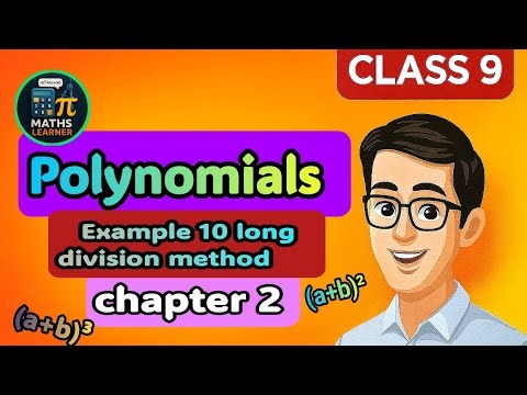 NCERT Maths class 9th | Polynomials | Chapter 2 Example 10 | NCERT Examples class 9th |