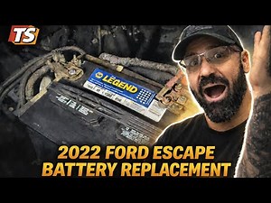2022 Ford Escape Battery Replacement (Rear Battery Location) | Proper Install & Reset – LIVE