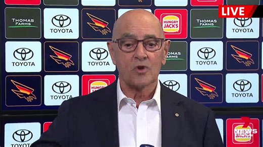 Adelaide fans can expect to see the primetime Crows in 2026 with eight Thursday and Friday night matches scheduled in the first 15 rounds. Crows chairman John Olsen is speaking. More: https://tinyurl.com/55revhx7 | 7NEWS Adelaide