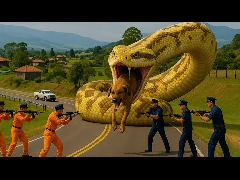 Heroic Rescue Saves Dog from Giant Python Attack 🐍🐶 | Snake Rescue Channel