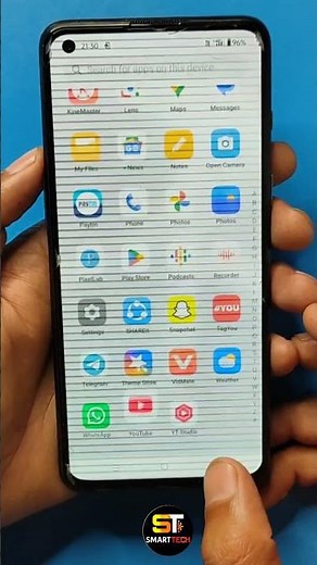 how to fix horizontal lines on phone screen | black horizontal lines on phone screen #shortvideos