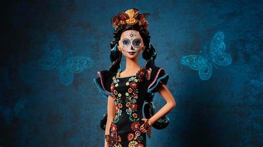 Barbie officially launches a Day of the Dead doll, and she is glorious