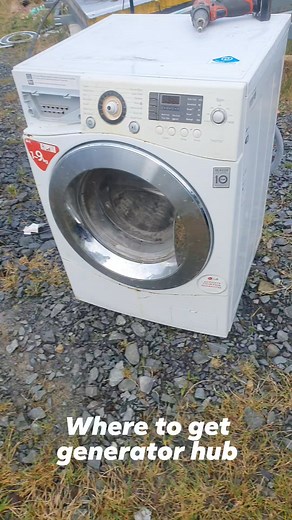 Where do I get my generator hubs? This video shows how to take the back off a washing machine to allow you to see what type of motor drives it. This lg washing machine has the direct drive we are looking for. As seen in previous videos I will build something to attach the generator to and get free energy from the inviroment around us. Like share and follow for more. Low Energy Services #scraptopower #diyenergy #renewableenergy #freeenergy #offgrid #project #followusonfacebook | Barra Mulligan