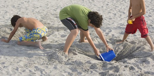 Dig safely when building sandcastles and tunnels this summer – collapsing sand holes can cause suffocation and even death