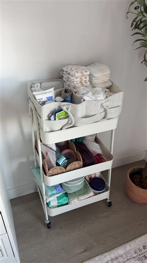 Essential Utility Cart for First-Time Moms