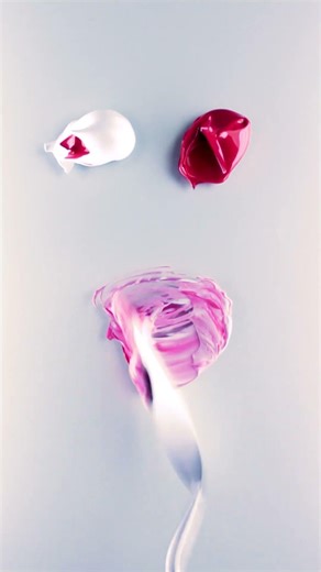 White + Magenta = ? 🎨 Satisfying Acrylic Color Mixing