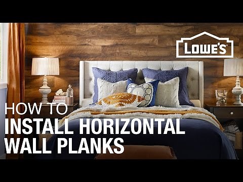 How To Install Laminate Planks Horizontally On A Wall