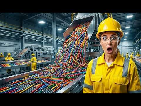 How It's Made: Pencils | The Incredible Factory Process Behind Billions of Pencils ✏️