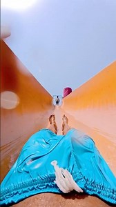 Bella Ciao playground parkour Free Run In water slide Pov