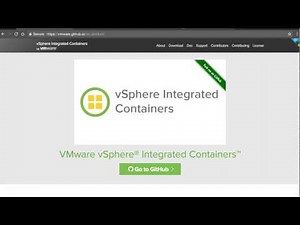 vSphere Integrated Containers Demo