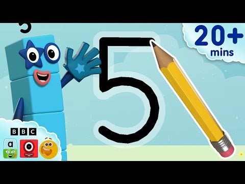 How To Write Numbers | Learn to Count for Kids | 12345 | Numberblocks