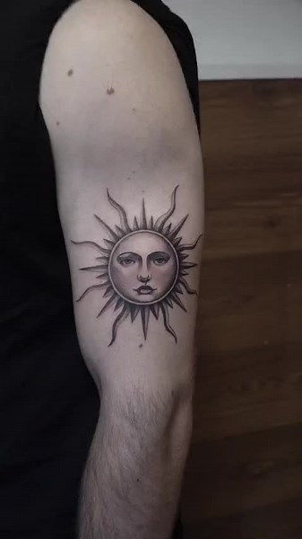 Traditional Sun Tattoo Designs for Unique Ink