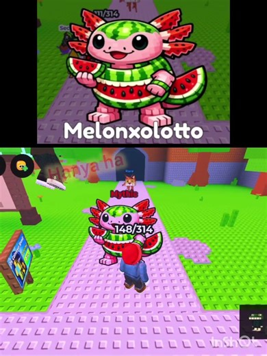 Melonxolotto in Find the brainrot #roblox #findthefatbrainrot