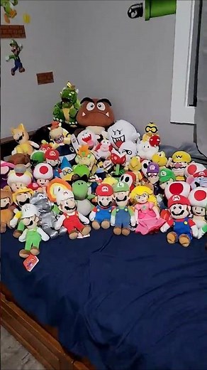 My Super Mario plush collection