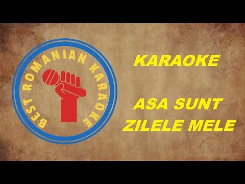 KARAOKE: Asa sunt zilele mele (Do min) Versuri Negativ