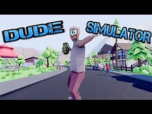 Dude Simulator魔噠解說 模擬鄰居遊戲搞笑GTAV大鬧卡通城市