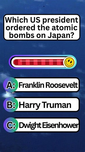 Which US president ordered the atomic bombs on Japan? #shorts #usafacts #usa