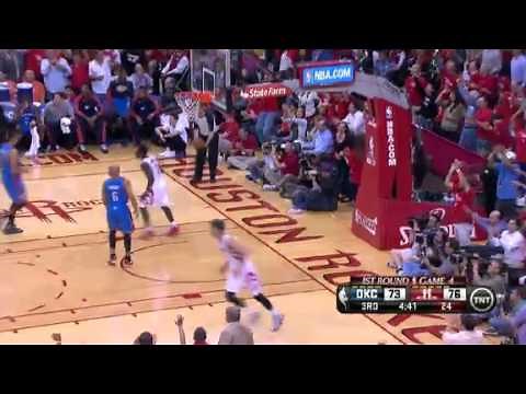 NBA Playoffs 2013: NBA Oklahoma City Thunder Vs Houston Rockets Highlights April 29, 2013 Game 4