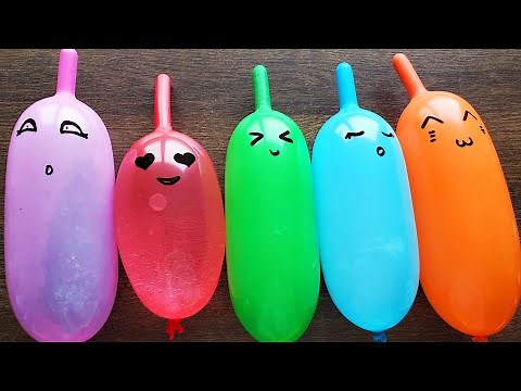 Mixing Stuff with Funny Balloons - Oddly Satisfying video