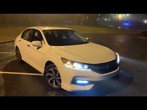 2017 Honda Accord EXL, at Night