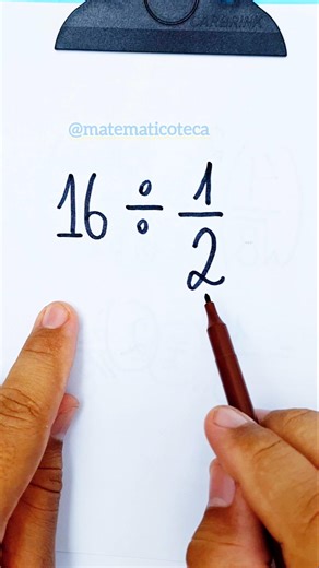 Division 16 ÷ 1/2