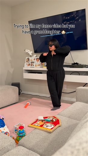 Guess she wants to dance too 😎 “Get Loose” drops tomorrow!!! DC | Song by @renzellroque #getloosechallenge #getloose #akoaandlola #grandmalife❤️ #grandmaduties @akoarain | Kween Frewena