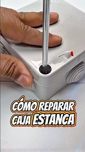 How to repair a waterproof junction box #electricity #waterproofbox #diy #screws #repair