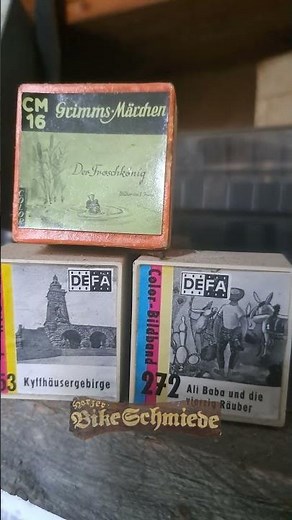 Childhood snapshot: DEFA films via slide projector 😲 | Harzer Bikeschmiede