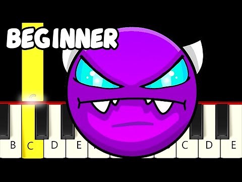 Dash - Geometry Dash 2.2 - Fast and Slow (Easy) Piano Tutorial - Beginner