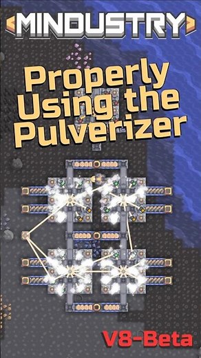 Properly Using the Pulverizer in Mindustry