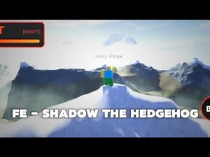 Roblox Script - FE Shadow The Hedgehog Script PUBLIC LAUNCH