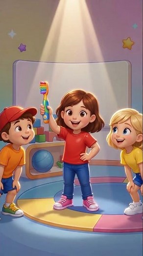 Brush Your Teeth Song for Kids Wiggle Wiggle Circle Small! 🦷