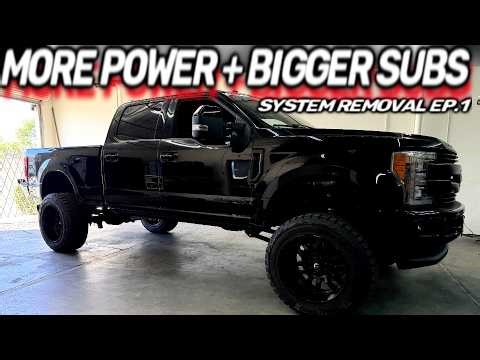 More Power + Bigger Subs = More Bass! This upgrade was long overdue | System Removal Ep.1