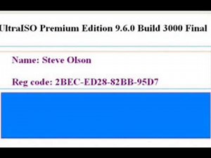 UltraISO Serial key