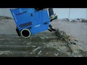 Ride-on Floor Scraper Terminator T2100Pro Removing PU and VCT in Hong Kong