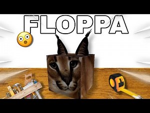 How to make floppa cube papercraft 😲🐱