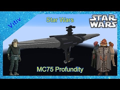 Star Wars MC75 'Profundity' Star Cruiser in Minecraft - Tutorial