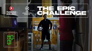 ✈️ ⚽️ #TheEpicChallenge takes off as football and Turkish Airlines unite on a common pitch! In our series opener, the legendary Ronaldinho Gaúcho graces the screen! Challenge: Skillfully juggle the ball from nose to tail of the airplane without any slip-ups! Fasten your seatbelts for a thrilling flight. UEFA Champions League #TurkishAirlines #UCL | Turkish Airlines