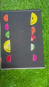 Satisfying colorful smiley faces matching #slime #satisfying #emoji