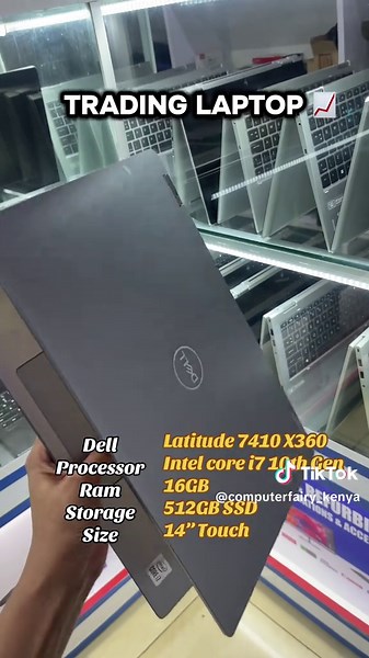 This laptop is ideal for heavy traders; crypto,forex,stocks, etc A core i7 10th gen premium processor, foldable touchscreen full HD display,HDMI and USBC ports for external display,16GB RAM and 512 GB storage. With a backlit keyboard and fingerprint scanner Windows 11 pro installed and office 2021 Ksh:48,000 📞 07--08--69-888-6-- #tradinglaptop #forextrader #laptopsetup #cryptotraders
