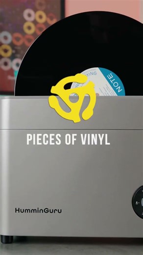 Automatic drying vinyl record cleaner designed to restore record playback performance