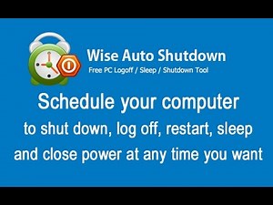Shedule your PC with Wise Auto Shutdown