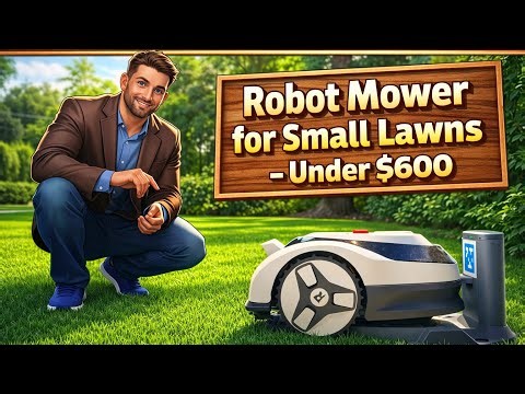 RoboUP Raccoon 2 SE - The Ideal Robot Mower for Small Lawns - Under $600
