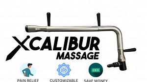XCALIBUR: A Massage Gun For Your Back, Neck, And Shoulders