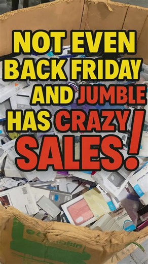 Jumble literally has REAL SALES! Wednesday and Thursday everything $2 & $1 on top of furniture being $30 or less. #fyp #blackfriday #liquidation #JumbleBrooklyn #warehouse